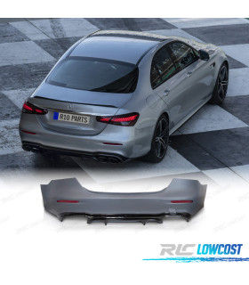 PARE-CHOCS ARRIÈRE MERCEDES W213 21-24 LOOK AMG E63S + DIFFUSEUR