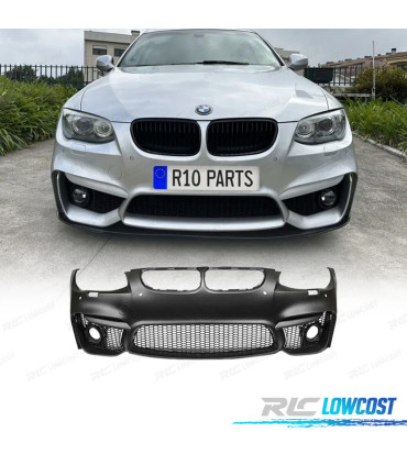 PARE CHOCS AVANT BMW E92 06-10 LOOK M4 PDC SRA GRILLES ANTIBROUILLARD