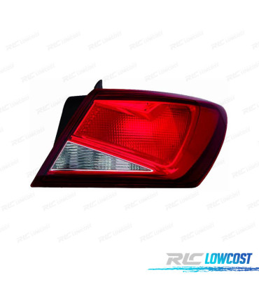 FEUX ARRIÈRE DROIT SEAT LEON 12-17 BLANC ROUGE
