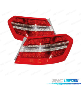 FEUX ARRIÈRE MERCEDES CLASSE E W212 09-13 ROUGE CHROME