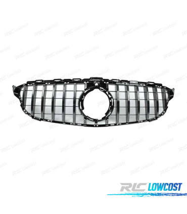 GRILLE MERCEDES W205 18-21 LOOK GT-R CHROME AVEC CAMÉRA