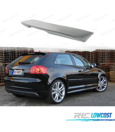 AILERON BECQUET DE TOIT AUDI A3 8P 03-11 LOOK S LINE S3