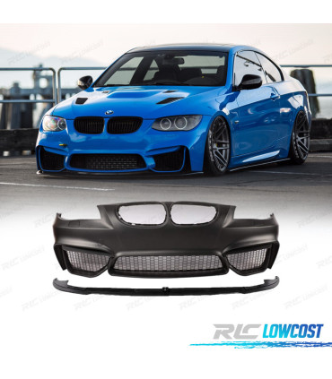 PARE CHOCS AVANT BMW E92 LCI 10-14 LOOK M4 + SPOILER LIP