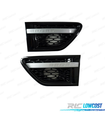 GRILLES LATÉRALES RANGE ROVER SPORT 05-09 AUTOBIOGRAPHY BLACK EDITION