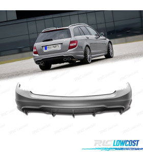 PARE CHOCS ARRIÈRE MERCEDES CLASSE C W204 KOMBI 07-14 LOOK C63 AMG