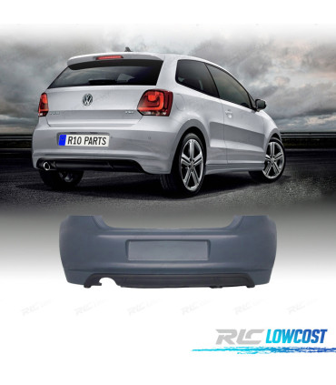 PARE CHOCS ARRIÈRE VOLKSWAGEN VW POLO 6R 09-17 LOOK R