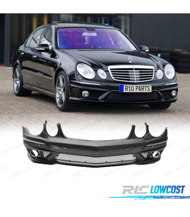 PARE CHOCS FRONTAL MERCEDES CLASSE E W211 06-09 LOOK AMG PDC