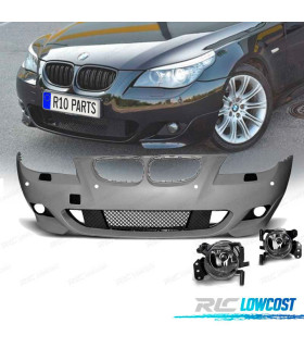 PARE-CHOCS FRONTAL BMW E60 61 07-10 LOOK M PDC + ANTIBROUILLARD