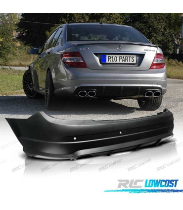 PARE-CHOCS ARRIÈRE MERCEDES CLASSE C W204 07-11 LOOK AMG