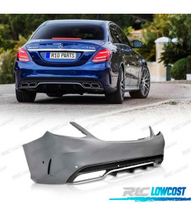 PARE CHOCS ARRIÈRE MERCEDES CLASSE C W205 14-18 LOOK AMG C63 PDC