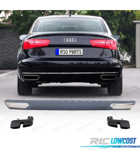 DIFFUSEUR AUDI A6 4G 12-14 LOOK S6 + EMBOUTS D'ÉCHAPPEMENT
