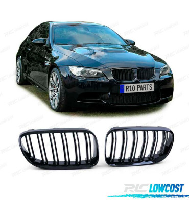 CALANDRES BMW E92 E93 LCI 10-14 LOOK M4 NOIR BRILLANT