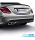 AILERON BECQUET LAME COFFRE MERCEDES C W205 LOOK AMG NOIR BRILLANT
