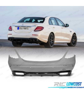 PARE-CHOCS ARRIÈRE MERCEDES W213 4D 16-19 LOOK AMG E63 PDC