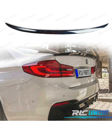 AILERON BECQUET LAME COFFRE BMW G30 17- LOOK M PERFORMANCE NOIR BRILLANT ABS