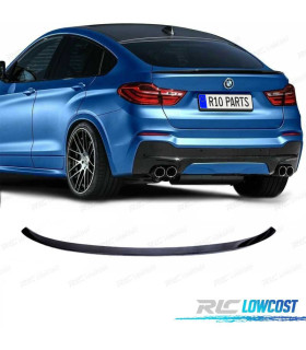 AILERON BECQUET LAME COFFRE BMW X4 F26 14-18 LOOK M NOIR BRILLANT