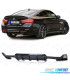 DIFFUSEUR BMW F32 F33 F36 13-20 LOOK M PERFORMANCE NOIR BRILLANT