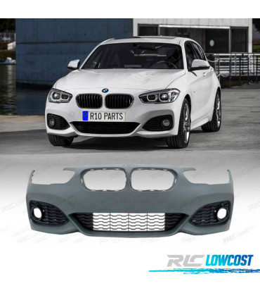 PARE-CHOCS FRONTAL BMW F20 F21 LCI 15-19 LOOK M + GRILLES ANTI-BROUILLARD