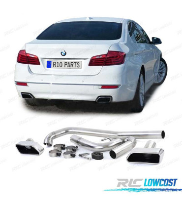 KIT EMBOUTS DOUBLE ECHAPPEMENT BMW F10 10-17 LOOK M V8