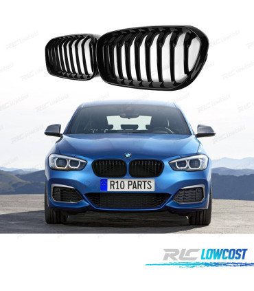 CALANDRES BMW F20 LCI 15-19 NOIR BRILLANT