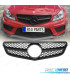 CALANDRE MERCEDES W204 11-14 LOOK AMG C63 NOIR BRILLANT
