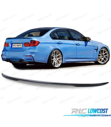 AILERON BECQUET LAME COFFRE BMW F30 LOOK M PERFORMANCE NOIR BRILLANT