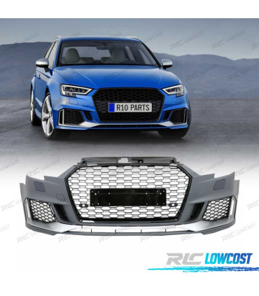 PARE-CHOCS FRONTAL AUDI A3 SPORTBACK LOOK RS3 16-20 PDC
