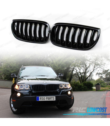 CALANDRES BMW X3 E83 03-06 NOIR BRILLANT