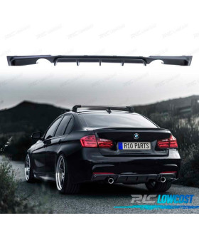 DIFFUSEUR BMW F30 F31 LOOK M PERFORMANCE DOUBLE SORTIE O---O