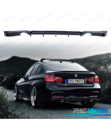 DIFFUSEUR BMW F30 F31 LOOK M PERFORMANCE DOUBLE SORTIE O---O
