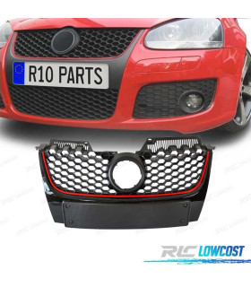 CALANDRE VOLKSWAGEN VW GOLF 5 LOOK GTI NOIR ROUGE