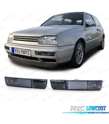 PHARES ANTIBROUILLARD CLIGNOTANTS VOLKSWAGEN VW GOLF 3 91-97 FUMÉ
