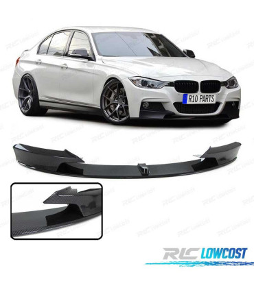 SPOILER AVANT BMW F30 F31 LOOK M PERFORMANCE CARBONE