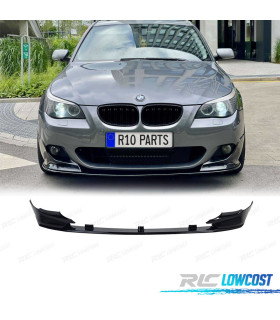 SPOILER LAME AVANT BMW E60 E61 03-10 LOOK M PERFORMANCE NOIR BRILLANT