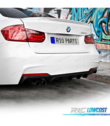 DIFFUSEUR BMW F30 F31 11-18 LOOK M PERFORMANCE NOIR BRILLANT