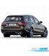 DIFFUSEUR MERCEDES CLASSE C S205 14-18 LOOK AMG NOIR MAT + SORTIES D'ÉCHAPPEMENT