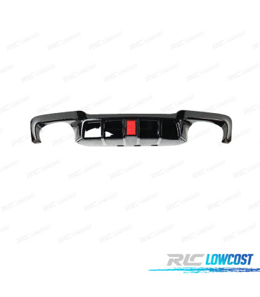 DIFFUSEUR BMW F10 11-17 LOOK M5 NOIR BRILLANT AVEC FEU DE STOP