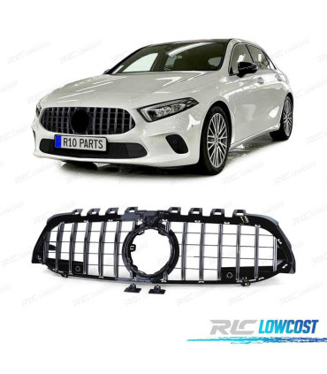 CALANDRE MERCEDES CLASSE A W177 LOOK AMG GT 18-22 CAMÉRA