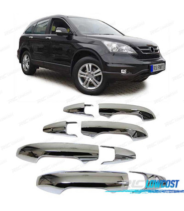 COQUES POIGNÉES DE PORTE HONDA CR-V 07-12 CHROMÉ