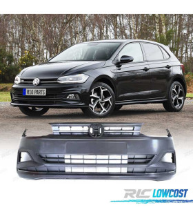 PARE-CHOCS FRONTAL VOLKSWAGEN VW POLO VI AW 17-20LOOK R LINE