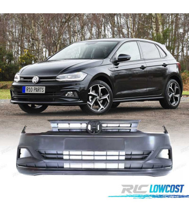 PARE-CHOCS FRONTAL VOLKSWAGEN VW POLO VI AW 17-20LOOK R LINE