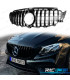 CALANDRE MERCEDES CLASSE E W213 16-18 LOOK GT NOIR BRILLANT