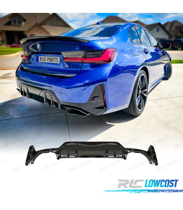 DIFFUSEUR BMW G20 G21 23-25 LOOK M NOIR BRILLANT