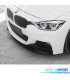 SPOILER LAME PARE-CHOCS BMW SÉRIE 3 GT F34 13-19 LOOK M PERFORMANCE NOIR MAT