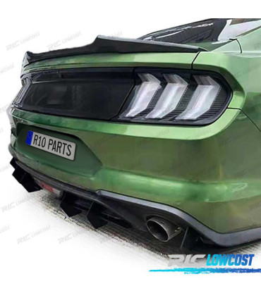 DIFFUSEUR FORD MUSTANG GT MK6 14-17 NOIR BRILLANT