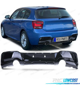 DIFFUSEUR BMW F20 F21 10-15 LOOK M PERFORMANCE NOIR BRILLANT