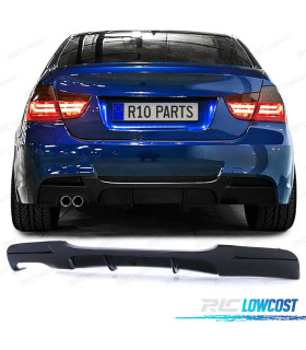 DIFFUSEUR BMW E90 E91 LOOK M NOIR BRILLANT