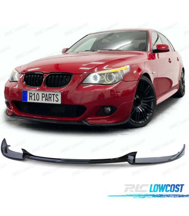 LÈVRE DE SPOILER BMW E60 E61 07-10 LOOK M5 NOIR BRILLANT