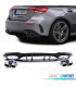 DIFFUSEUR MERCEDES CLASSE A W177 18- LOOK AMG A45 NOIR BRILLANT + EMBOUT D'ÉCHAPPEMENT