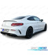 DIFFUSEUR MERCEDES CLASSE C C205 COUPE 14-18 LOOK AMG PDC + EMBOUTS D'ÉCHAPPEMENT NOIR